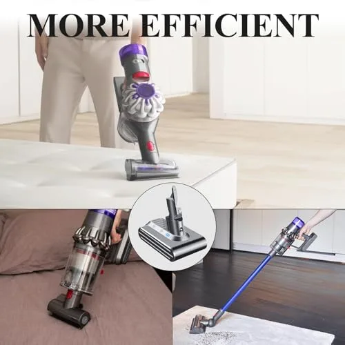 Upgraded 21.6V 6.0Ah Replacement for Dyson V7 Battery SV11 Compatible with Dyson V7 Animal Motorhead Trigger HEPA Car+Boat Absolute Handheld Vacuum Cleaner