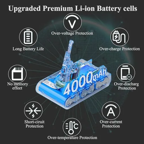 Premium 21.6V V8 Battery Replacement for Dyson V8 Battery Replacement SV10 SV25 Animal Absolute Motorhead Fluffy 215681 Carbon Fiber Vacuum Cleaner