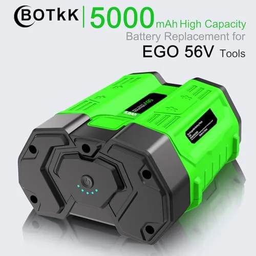 Upgraded 5.0Ah 56V Replacement for EGO 56V Battery BA2800T BA2800 BA3360T BA2240T BA1400T BA1400 BA1120