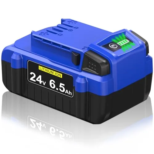 Upgraded！6500mAh Replacement for Kobalt 24V Battery KB624-03 KB524-03 KB424-03 KB224-03 KB124-03 Compatible with Kobalt 24V max Battery
