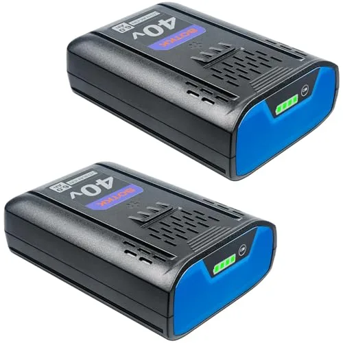 Advanced 2-Pack 6.0Ah Replacement for Kobalt 40V Battery Compatible with Kobalt 40V Max Battery KB440-06 KB-540-06 ‎KB240-06 KB2540C-06 KB640-03 Cordless Power Tool
