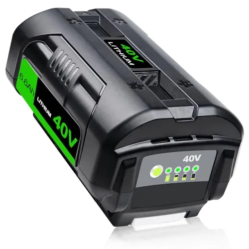 6 600 mAh 40 V ersättning för 40 V batteri kompatibel med trådlöst batteri elverktyg