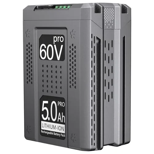 60V 5000mAh Vervanging voor Greenworks 60V Batterij Compatibel met Greenworks Cordless Power Tool Batterij