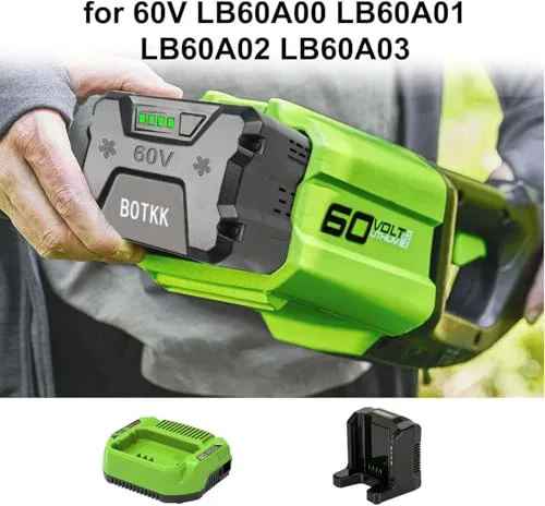 60V 5000mAh Vervanging voor Greenworks 60V Batterij Compatibel met Greenworks Cordless Power Tool Batterij