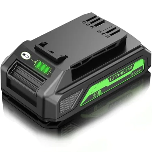 24V 3000mAh Replacement Battery for Greenworks 24V Battery