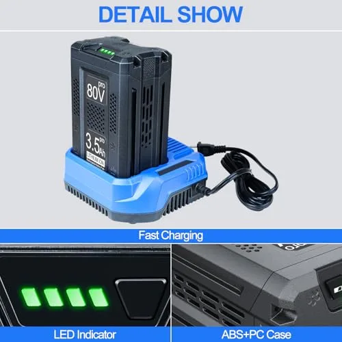 3.5Ah Replacement for Kobalt 80V Battery Compatible with Kobalt 80V Max Battery KB2580-06 KB480-06 KB280-06 KB3080 etc