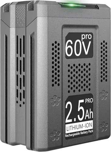 60V 2.5Ah Replacement for Greenworks 60V Battery LB60A00 LB60A01 LB60A02 LB60A03