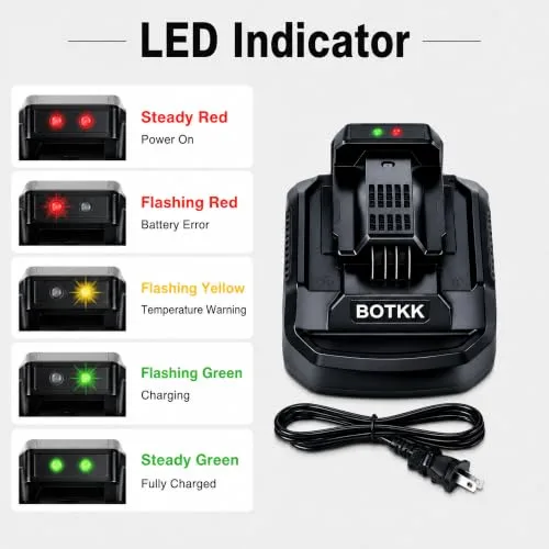 【Upgraded Faster!!】 Rapid Charger Replacement for EGO 56V Battery Charger CH2100 CH3200 CH5500 CH7000 CH2800D