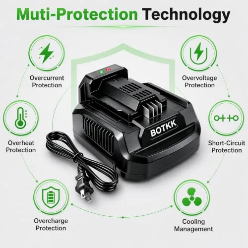 【Upgraded Faster!!】 Rapid Charger Replacement for EGO 56V Battery Charger CH2100 CH3200 CH5500 CH7000 CH2800D