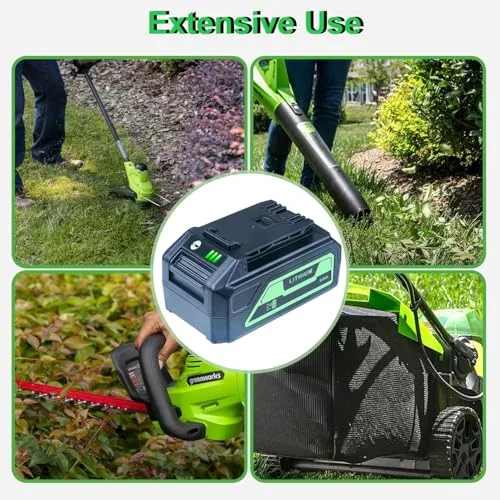 Upgraded! 6000mAh Replacement for Greenworks 24V Battery