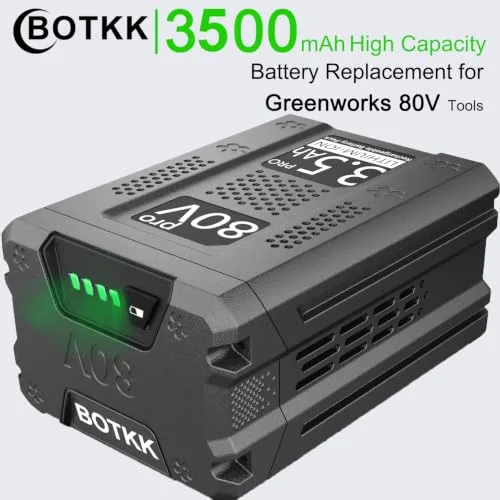 【Upgraded! 3500mAh Replacement for Greenworks 80V Battery