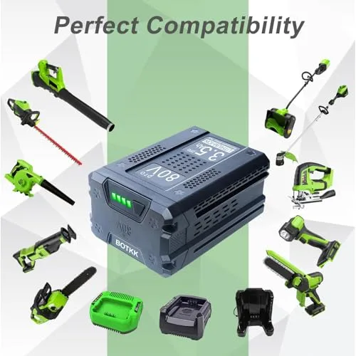 【Upgraded! 3500mAh Replacement for Greenworks 80V Battery