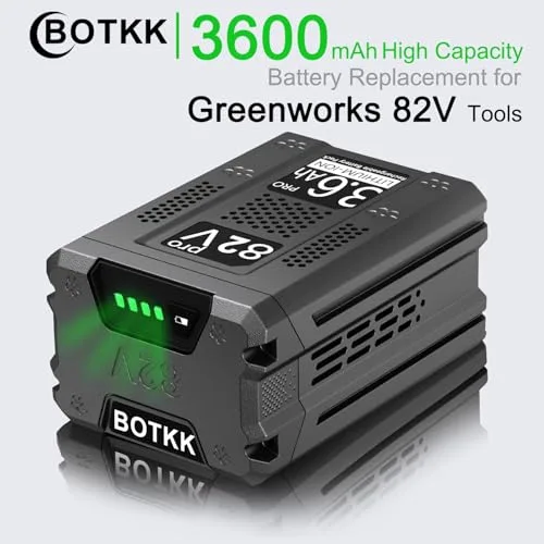 3600mAh Replacement for Greenworks 82V Battery 82BA26 82CS34 82LM30S 82SN22 82V-CSB403 82PC12 PTB411