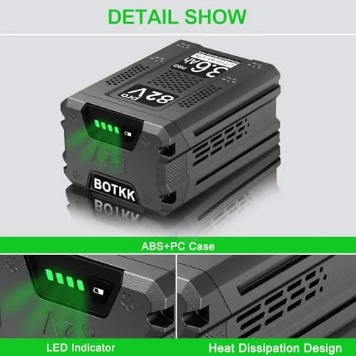 3600mAh Replacement for Greenworks 82V Battery 82BA26 82CS34 82LM30S 82SN22 82V-CSB403 82PC12 PTB411