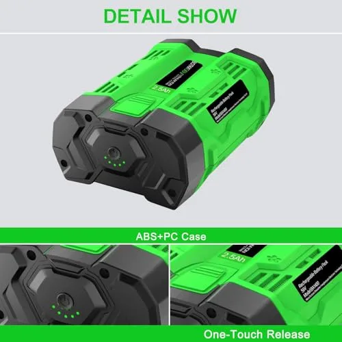 2.5Ah Battery Replacement for EGO 56V Battery