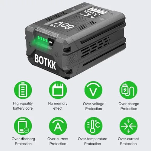 Upgraded 3.5Ah Replacement for Greenworks 80V Battery Compatible with Greenworks Pro 80v Battery GBA80150 GBA80200 GBA80250 GBA80300 GBA80400