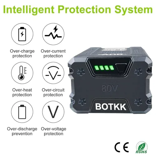 Upgraded 3.5Ah Replacement for Greenworks 80V Battery