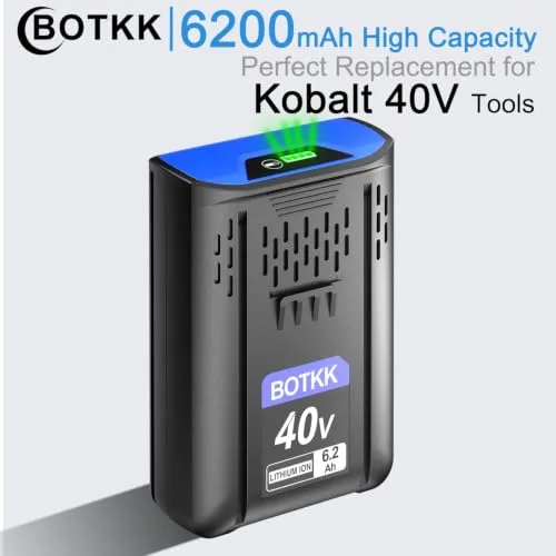 Upgraded 6.2Ah Replacement for Kobalt 40V Battery
