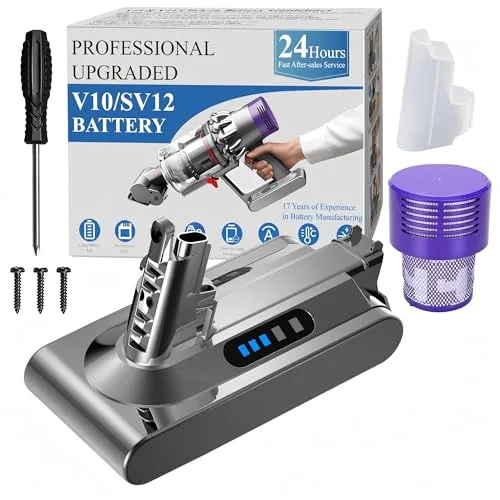 Professional Replacement for Dyson V10 Batttery SV12