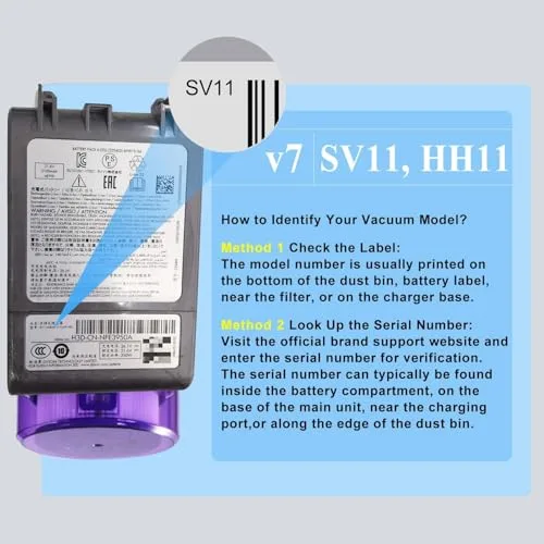 Professional Replacement for Dyson V7 Battery