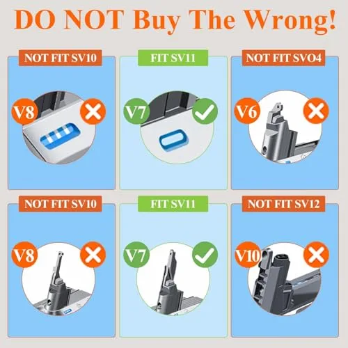 Professional Replacement for Dyson V7 Battery